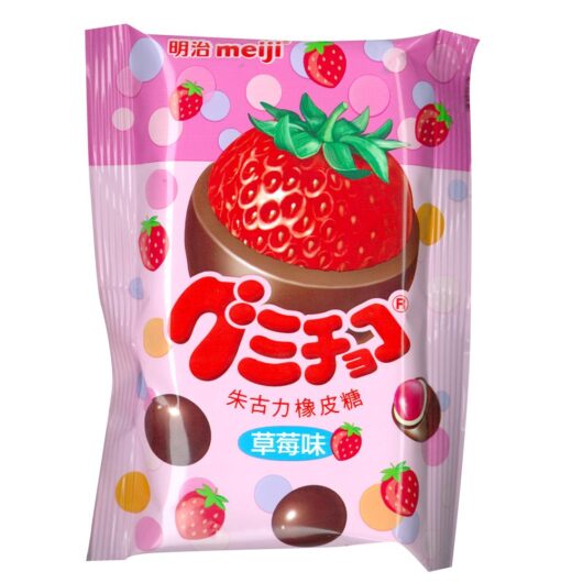 明治朱古力橡皮糖 (包裝)(草莓)
