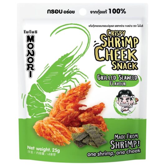 Monori Noriseaweed 紫菜味蝦頭脆 25g